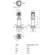 Насос многоступенчатый вертикальный HELIX FIRST V 212-5/16/E/S/400-50 PN16 3х400В/50 Гц Wilo 4201046