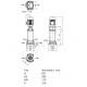 Насос многоступенчатый вертикальный HELIX FIRST V 213-5/16/E/S/400-50 PN16 3х400В/50 Гц Wilo 4201049