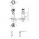 Насос многоступенчатый вертикальный HELIX FIRST V 214-5/25/E/S/400-50 PN25 3х400В/50 Гц Wilo 4201054