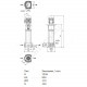 Насос многоступенчатый вертикальный HELIX FIRST V 222-5/25/E/KS/400-50 PN25 3х400В/50 Гц Wilo 4201062