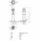 Насос многоступенчатый вертикальный HELIX FIRST V 224-5/25/E/KS/400-50 PN25 3х400В/50 Гц Wilo 4201064