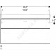 Тумба под умывальник 120 Smyle Square пекан Geberit 500.355.JR.1