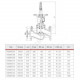 Клапан балансировочный ручной чугун R206BY Ду 125 Ру16 фл Kvs=242м3/ч с измерительными ниппелями Giacomini R206BY212