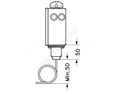 Реле температуры RT107 Danfoss 017-513566