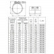 Хомут ремонтный односторонний сталь нерж Ду 125 L=132-330мм
