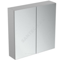 Шкаф зеркальный MIRROR&LIGHT алюминий с подсветкой Ideal Standard T3590AL