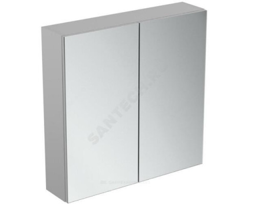 Шкаф зеркальный MIRROR&LIGHT алюминий с подсветкой Ideal Standard T3590AL