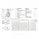 Затвор дисковый поворотный чугун Ду 150 Ру16 межфл с рукояткой диск нерж манжета EPDM EURO Benarmo