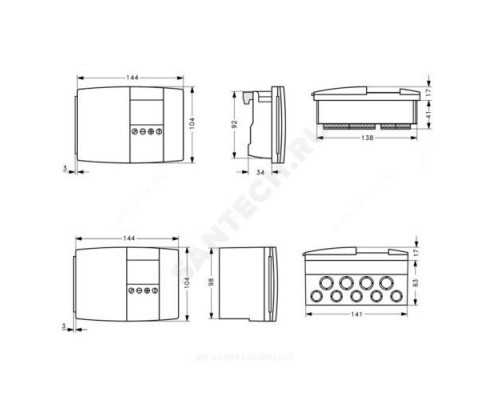 Регулятор электронный ECL 301 220В Danfoss 087B1834