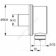 Смеситель для ванны с душем одноручный CERAFLEX Ideal Standard BC447AA .