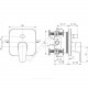 Смеситель для душа одноручный CERAPLAN III Ideal Standard A6115AA