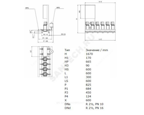 Установка повышения давления COR-2 MVIS 806/SKw-EB-R Wilo 2897578