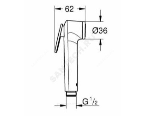 Душ гигиенический Tempesta-F Trigger Spray Grohe 27512001