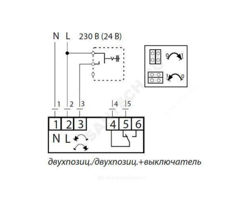 Кран шаровой латунь никель AMZ 112 Ду 40 Ру25 ВР полнопроходной с эл/прив 2/поз 24В Danfoss 082G5404