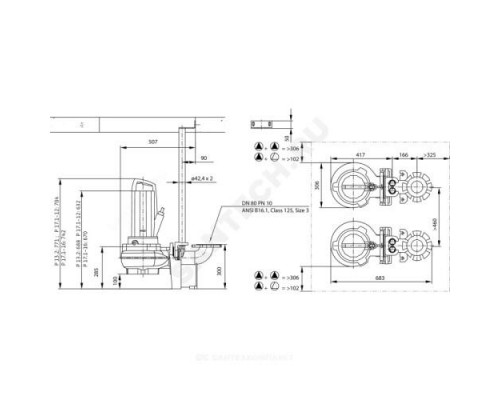 Насос фекальный REXA PRO V08DA-526/EAD0X4-T0035-540-O Wilo 6065942