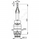 Клапан для инсталляции 850 мм сливной Alca Plast A06-850