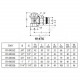 Клапан запорный для радиатора R17D2 Ду 20 Ру16 ВР прямой Giacomini R17DX004