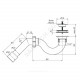 Сифон для поддона трубный 1 1/2