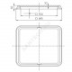 Люк полимер (легкий) 685х685мм серый квадратный h=60мм 30кН Ростполимерпром