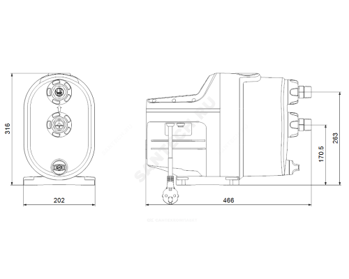 Станция насосная SCALA1 3-35 Grundfos 99530404