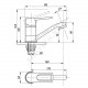 Смеситель для кухонной мойки одноручный ПСМ-215-КТ/017 Профсан