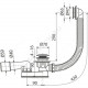 Слив-перелив для поддона плоский автоматический 1 1/2