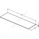 Столешница 1600х505 без выреза CONCA Ideal Standard T4202DH