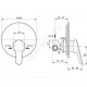 Смеситель для гигиенического душа одноручный IDEALSPRAY Ideal Standard BD125AA