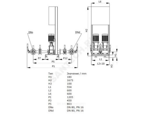 Установка пожаротушения CO 2 Helix V 1602/SK-FFS-R-05 Wilo 2453459