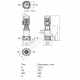 Насос многоступенчатый вертикальный HELIX FIRST V 2208-5/16/E/S/400-50 PN16 3х400В/50 Гц Wilo 4183362