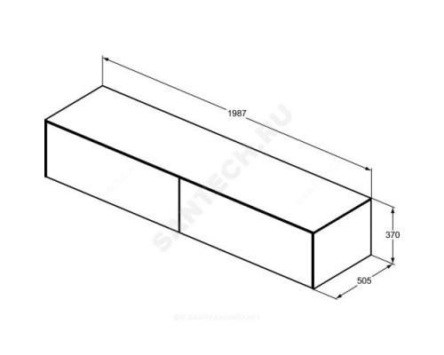 Тумба под умывальник CONCA Ideal Standard T4316Y1