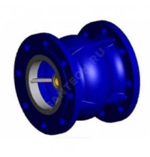 Клапан обратный чугун осевой CA3241 Ду 250 Ру16 Тмакс=80 оС фл диск чугун Tecofi CA3241-0250