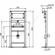 Инсталляция для писсуара без кнопки смыва PROSYS Ideal Standard R016367