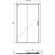 Дверь душевая CONNECT 2 Sliding door 1200х1950 мм Ideal Standard K968401 .