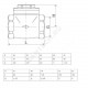 Клапан обратный латунь поворотный N6 Ду 32 Ру16 Тмакс=110 оС ВР 1 1/4