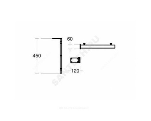 Кронштейн для консольной полки ADAPTO Ideal Standard U842867