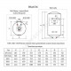 Водонагреватель электрический накопительный 80 л 2,5 кВт Praktik 80 V THERMEX ЭдЭ001640