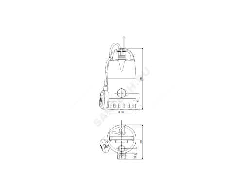 Насос дренажный Unilift CC 9 A1 Grundfos 96280970