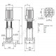 Насос многоступенчатый вертикальный MVI 7002/1-3/16/E/3-400-50-2 PN16 3х400В/50 Гц Wilo 4071166