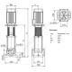 Насос многоступенчатый вертикальный MVI 7002-3/16/E/3-400-50-2 PN16 3х400В/50 Гц Wilo 4071168