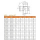 Тройник НПВХ с раструбом коричневый Дн 160х160х87гр б/нап в/к KGEA Ostendorf 222400