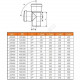 Тройник НПВХ с раструбом коричневый Дн 315х250х87гр б/нап в/к KGEA Ostendorf 225410