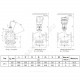 Клапан регулирующий чугун VF3 Ду 125 Ру16 фл Kvs=220м3/ч Danfoss 065B3125