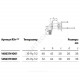 Водорозетка для PE-X труб аксиальная Дн 16х1/2