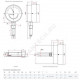 Манометр ТМ-810Р.00 радиальный Дк250мм 0-1,6 МПа кл.1,5 М20х1,5 Росма 00000009032