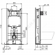Комплект 3 в 1 унитаз подвесной + инсталляция без кнопки смыва + сиденье Evrovit rimless Ideal Standard RE881202