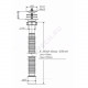Сифон для умывальника гофрированный 1 1/4х50 выпуск с нержавеющей решёткой D=63мм Орио А-301421