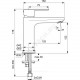 Смеситель для умывальника одноручный CERAFINE O Ideal Standard BC554XG .