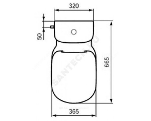 Сиденье для унитаза дюропласт микролифт легкосъемное TEMPO Ideal Standard T679401