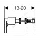 Крепление для инсталляции Duofix и Omega к стене комплект Geberit 111.815.00.1